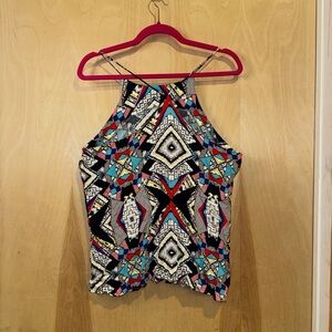 Geometric Patterned  Top